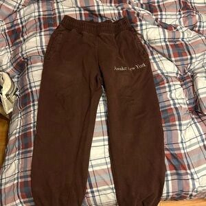 Awake New York Chocolate Sweat Pants